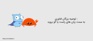 توصیه بزرگان فناوری :  به سمت زبان های Rust یا GO بروید